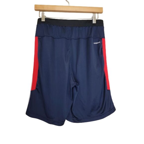 Adidas Aeroready Primegreen Red White Blue Drawstring Running Shorts - Medium - Picture 2 of 8